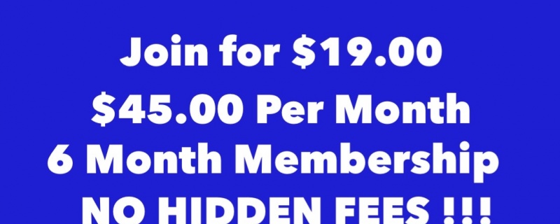 JOIN FOR ONLY $19.00
